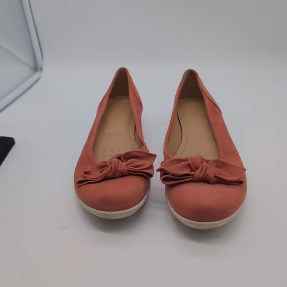 Hotter Jewel sz 8 Elegant Women's Bow Flats pink Comfort Concepts - Picture 3 of 9